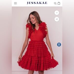 JessaKae red Cherish Dress